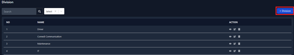 Docs Version Dropdown